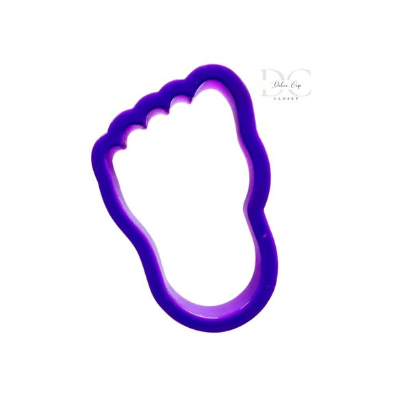 Foot Cookie Cutter 4" x 2.7" - Picture 1 of 1